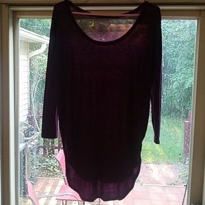 ❤💜Beautiful eggplant ❤💜Mudd top size medium❤💜